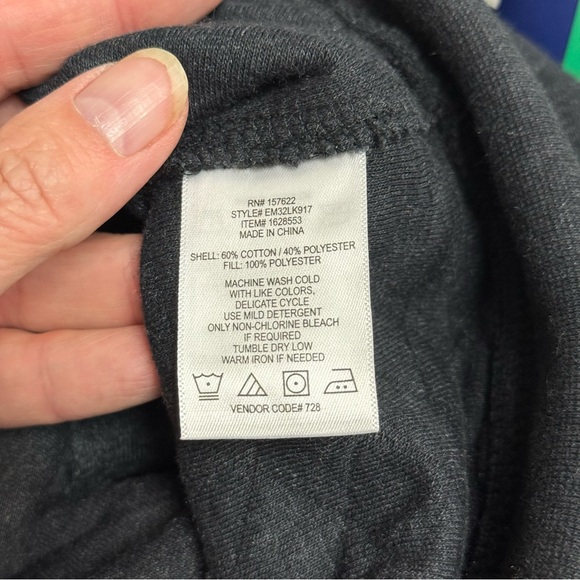 Eddie Bauer Men's Quilted Gray Snap Pullover Sweatshirt. Size XL - Picture 7 of 9